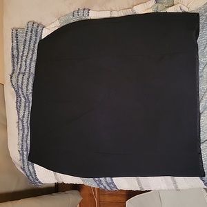 Black pencil skirt